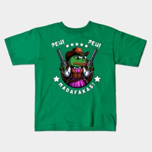 pew pew madafakas Kids T-Shirt